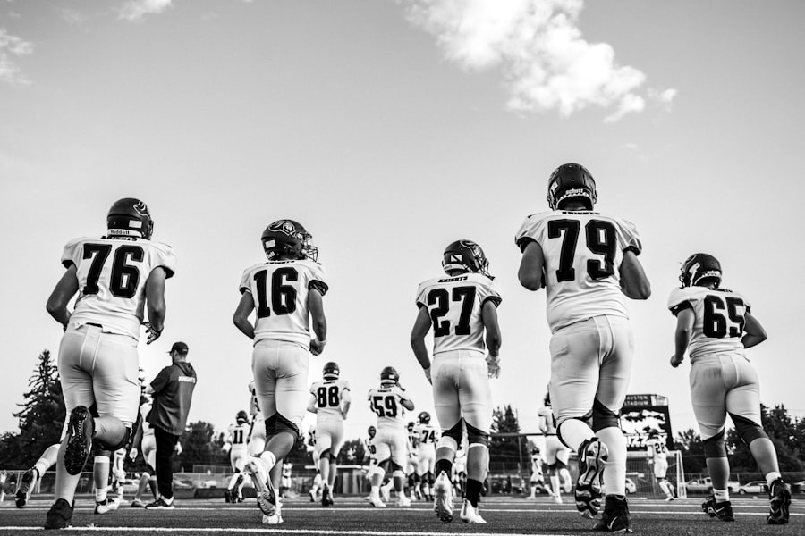 Photo football players