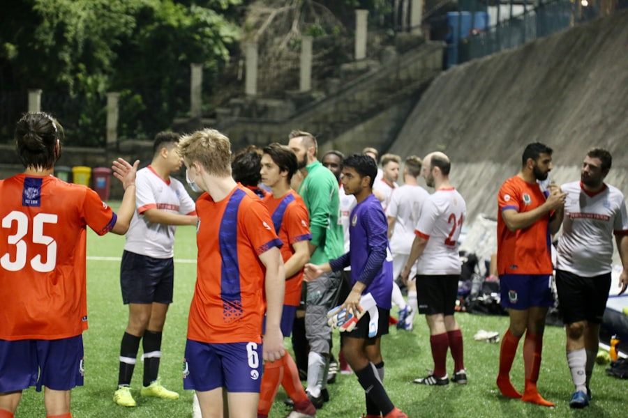 Photo soccer agents players